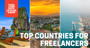 Top countries for freelancers article featured image.